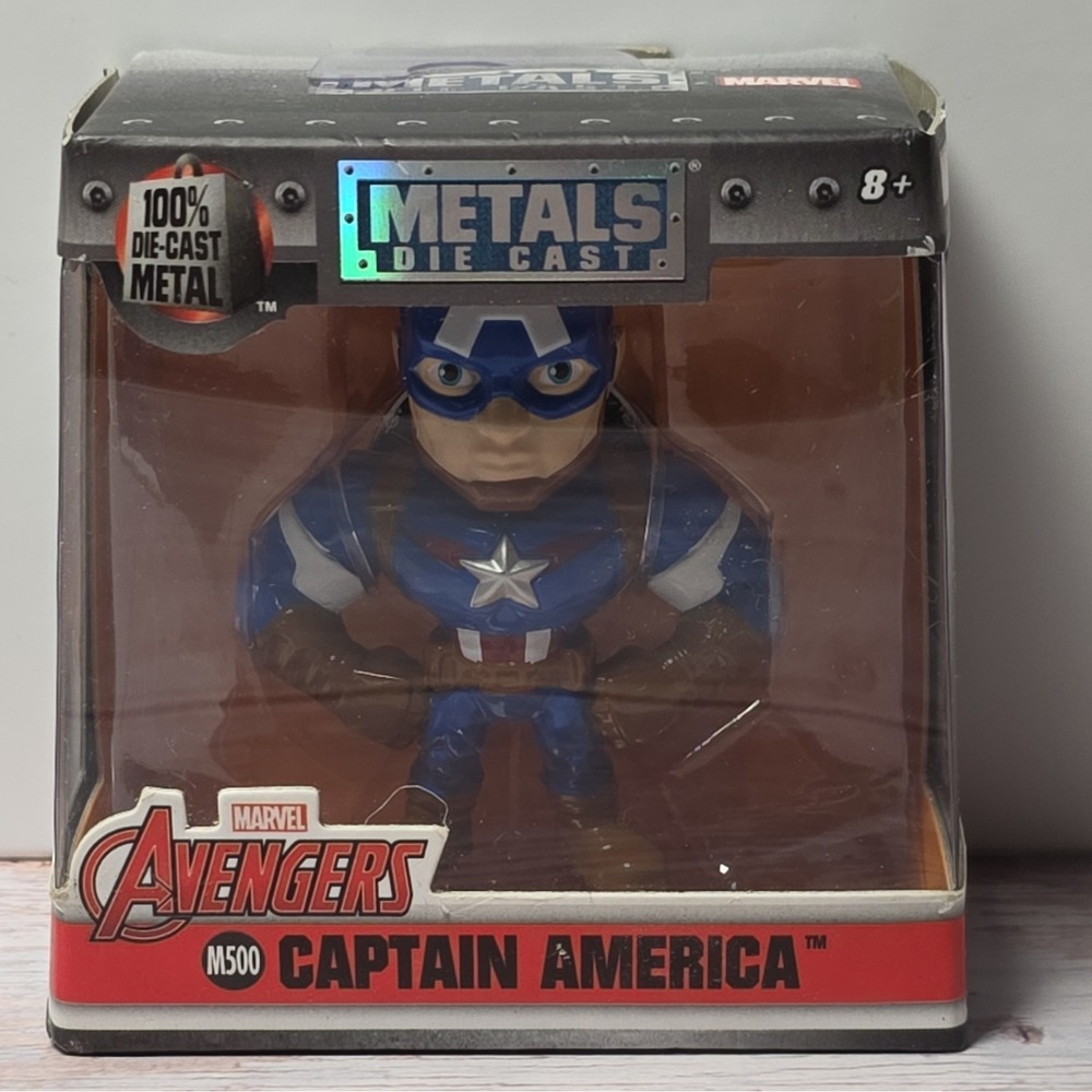 Jada Toys Metals Die Cast Marvel Avengers Captain America Figure Die-Cast 84315